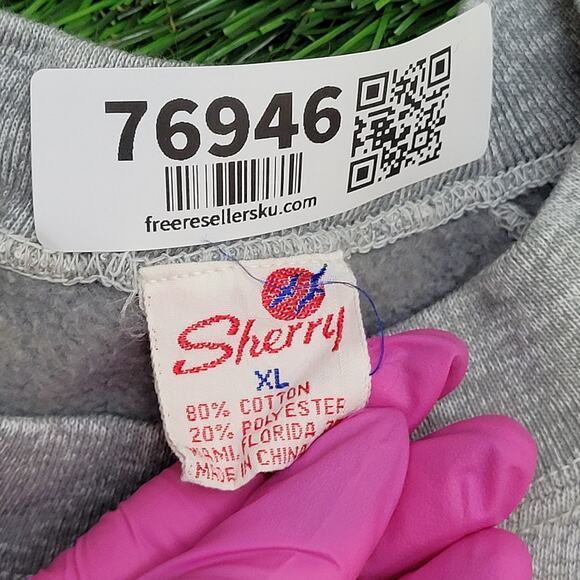 Vintage Denver Sweatshirt Womens XL 21x25 Raglan Spellout - Picture 7 of 14